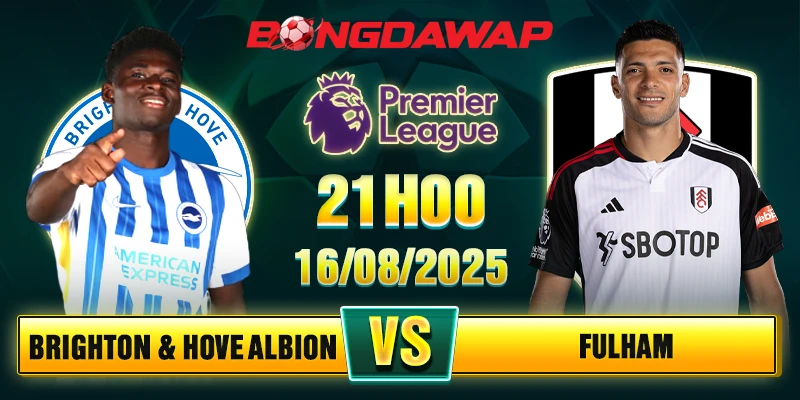 Soi Kèo Brighton & Hove Albion Vs Fulham 21h00 16/08 - Vòng 1 Ngoại hạng Anh